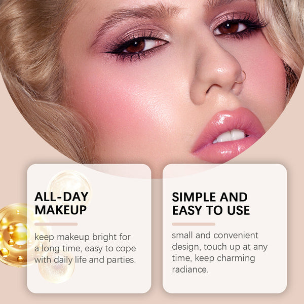 Natural Lightweight Matte Repair Highlight Multifunctional Face Blusher
